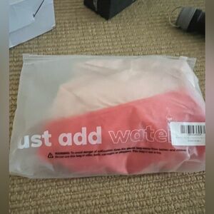 Cupshe  orange and peach one shoulder one piece swimsuit small